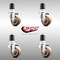 Service Caster 3 Inch 316SS High Temp Glass Filled Nylon 1-7/8 Inch Expanding Stem Caster Set SCC-SS316EX20S314-GFNSHT-178-4 - alternate 2